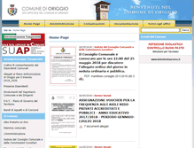 Tablet Screenshot of comune.origgio.va.it